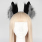 Fox Cat Ears Hair Headband Long Fur Animal Wolf Cosplay Party Headwear