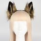 Fox Cat Ears Hair Headband Long Fur Animal Wolf Cosplay Party Headwear