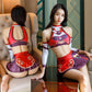 Genshin Impact Cosplay Costume Amber Anime Lingerie Bikini Halter Neck Two Piece Swimsuit