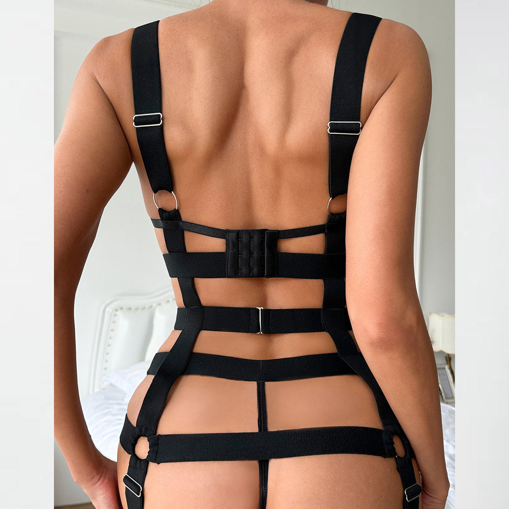 Straps Harness Bra Body Bandage Sexy Elastic Lingerie Underwear Hollow +