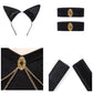 Yomorio Sexy Cosplay Lingerie Set Glitter Cat Costume Anime Egyptian Anubis Mummy Lingerie