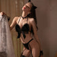 Yomorio Sexy Cat Lingerie Cute Kitten Furry Cosplay Lingerie Set Roleplay Costume