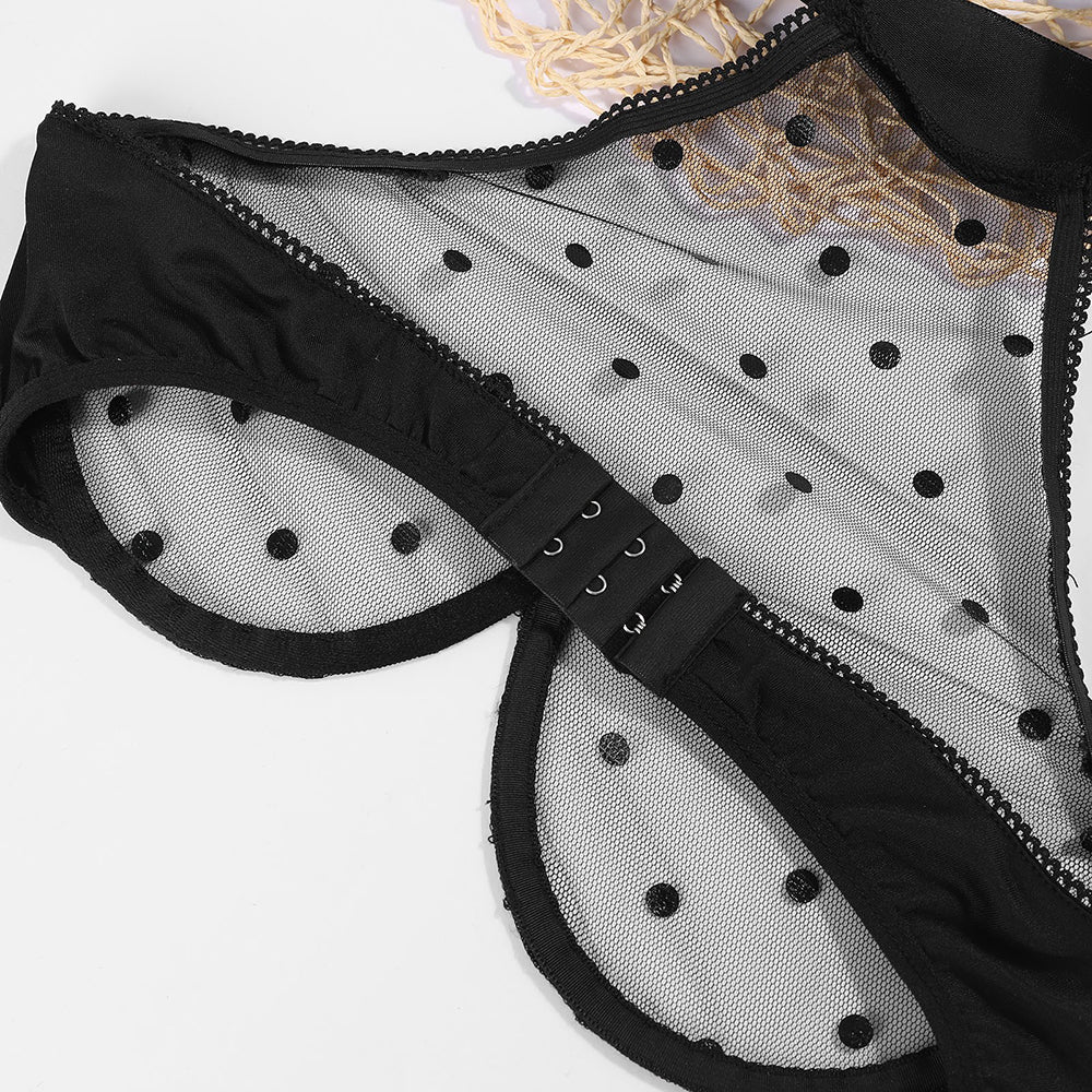 Yomorio Black Lace Bra and Panty Set | Sexy See-Through Lingerie YOMORIO Yomorio Black Lace Bra and Panty Set | Sexy See-Through Lingerie YOMORIO