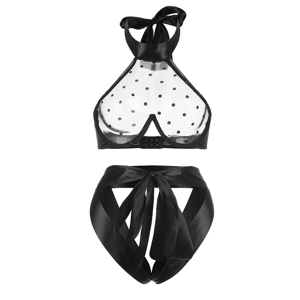 Yomorio Black Lace Bra and Panty Set | Sexy See-Through Lingerie YOMORIO Yomorio Black Lace Bra and Panty Set | Sexy See-Through Lingerie YOMORIO