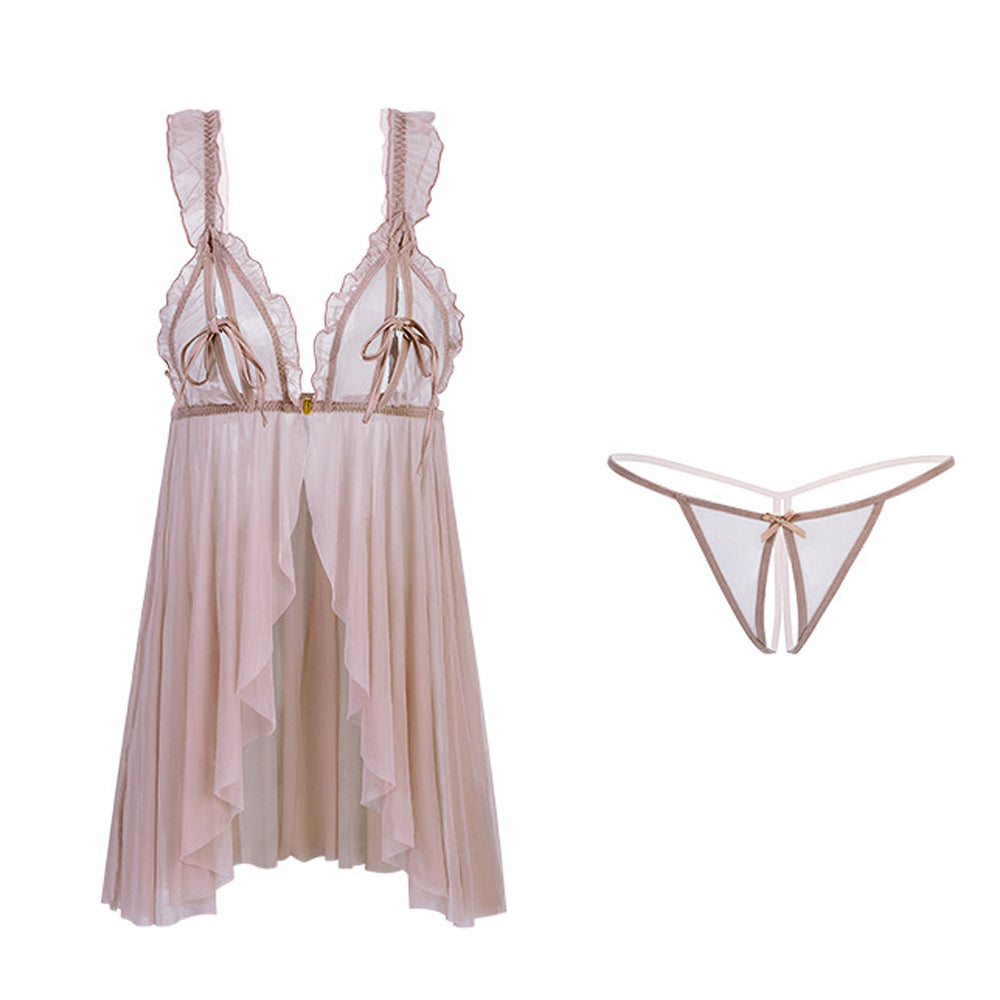 Yomorio Sheer Lace Chemise: Sexy Sleepwear for Special Nights